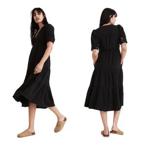 lightspun button front midi dress Lightspun Button-Front Midi Dress